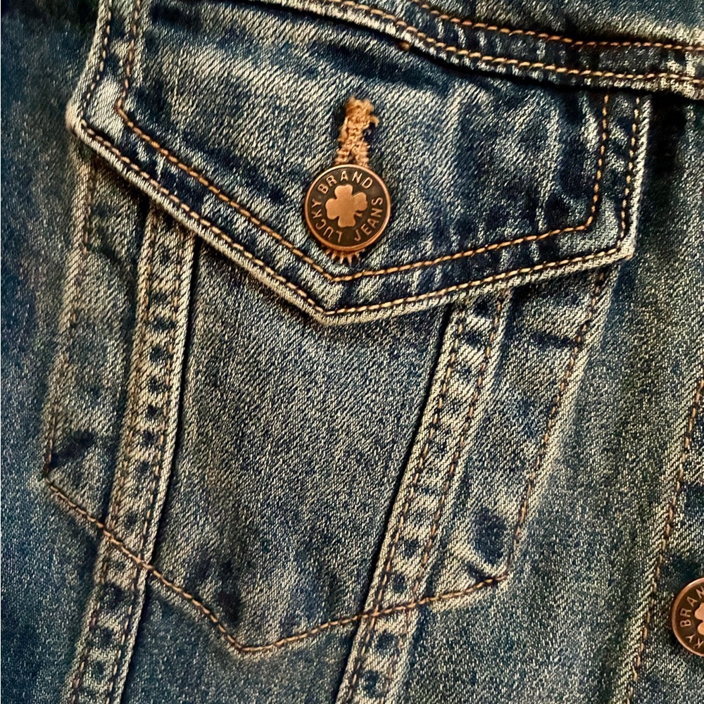 Lucky Brand Women’s Blue Denim Jacket - Picture 4 of 5